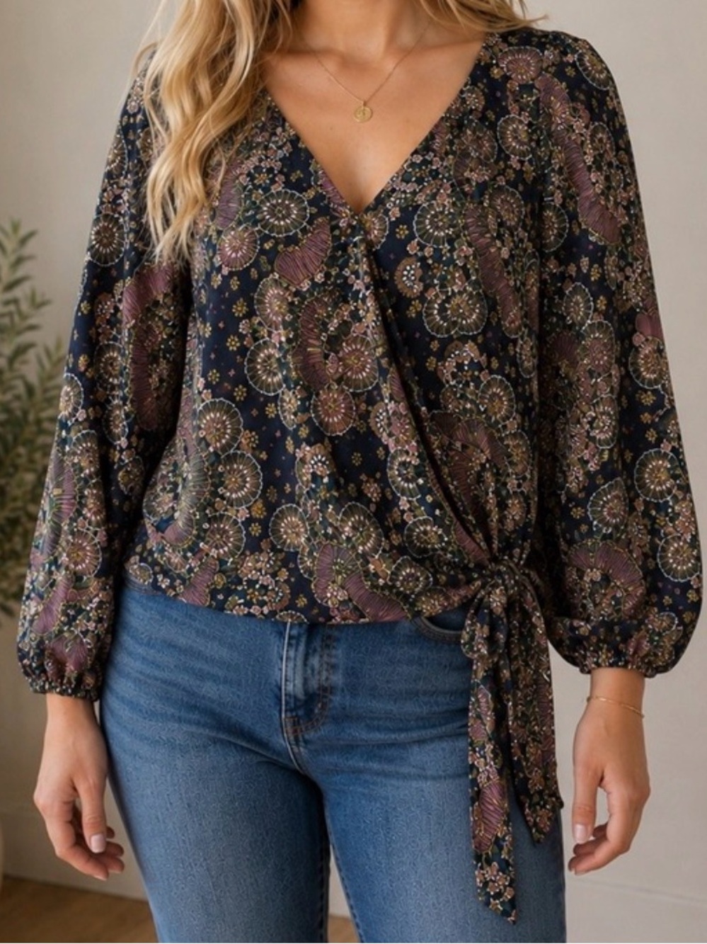 J. Crew Point Sur Women’s Wrap Blouse